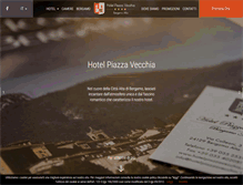 Tablet Screenshot of hotelpiazzavecchia.it